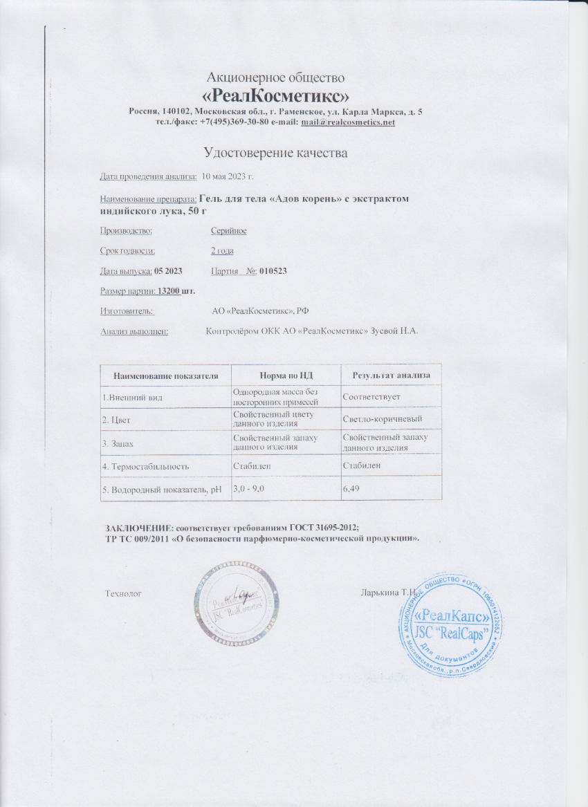 Паспорт №052023